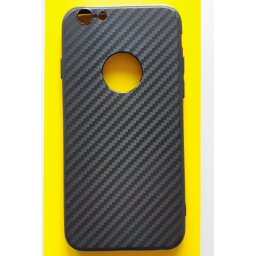 TPU maska CARBON 0.3mm ultra tanka za iPhone 6 (4.7") crna