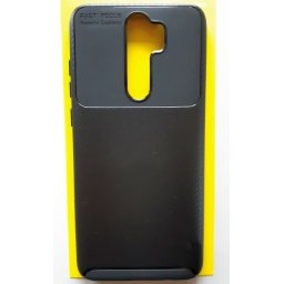 TPU maska CARBON za Xiaomi REDMI Note 8 Pro 2019 (6.53") crna