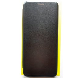 Preklopna futrola LEATHER za Xiaomi REDMI Note 8 Pro 2019 (6.53") crna