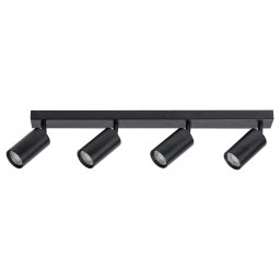 SPOT LAMPA 4XGU10 CRNI SOLO 2086 RABALUX