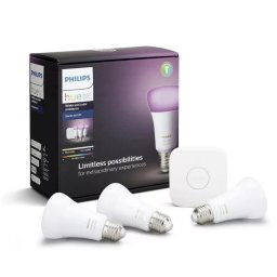 PHILIPS HUE LED SIJALICE 3xE27 RGB+WHITE STARTER SET