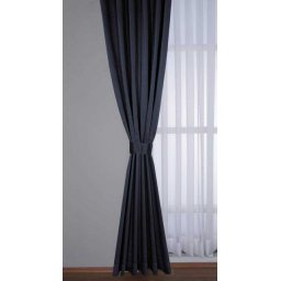 Draper saten teget tamni 4577