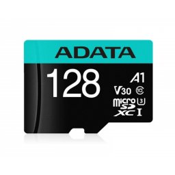A-DATA UHS-I U3 MicroSDHC 128GB V30S class 10 + adapter AUSDX128GUI3V30SA1-RA1