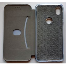 Preklopna futrola LEATHER za Moto E6 2019 (5.5") crna