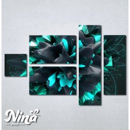 Slike na platnu Apstrakcija cvet Nina233_5