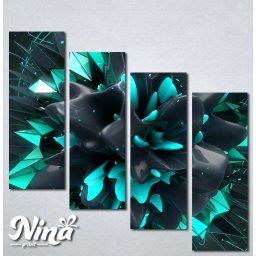 Slike na platnu Apstrakcija cvet Nina233_4