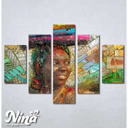Slike na platnu Afrikanka Nina232_5