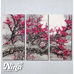 Slike na platnu Drvo roze cvet Nina234_3