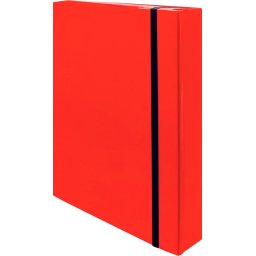 FASCIKLA BOX SA GUMOM A4 5D CRVENA 14612 OP*