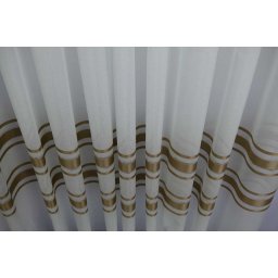 Zavesa keten sa zlato prugama