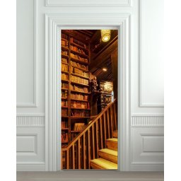 Nalepnica za vrata Biblioteka 6182