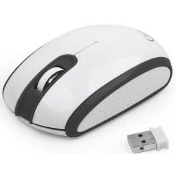 x-MUSW-105 2.4GHz Bezicni mis opticki USB 1200Dpi white black FO