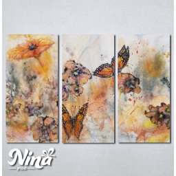 Slike na platnu Cvet i leptiri Nina244_3