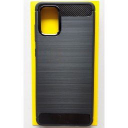 TPU maska BRUSHED za Samsung SM-A715F Galaxy A71 2020 (6.7") crna