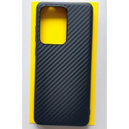 TPU maska CARBON 0.3mm ultra tanka za Samsung Galaxy S20 Ultra 2020 (6.9") crna