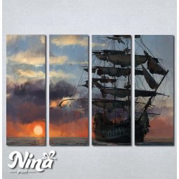 Slike na platnu Brod Nina247_4