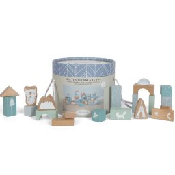Blok kocke u kutiji, plave