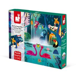 Kartonske puzzle sa iznenađenjem - U džungli