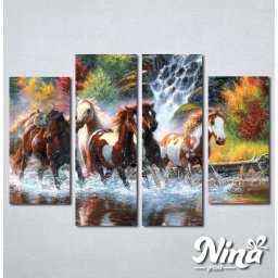 Slike na platnu Konji art Nina249_4