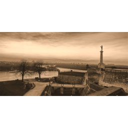 Kalemegdan Pobednik, uramljena slika 50x100 cm