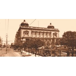 Stari Beograd ul Kralja Milana 1920., uramljena slika 50x100cm