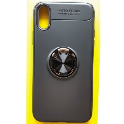 TPU Magnet RING maska za IPHONE X, iPhone XS (5.8") black