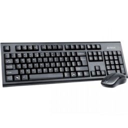 A4 TECH 3100N Wireless USB US tastatura + Wireless crni miš