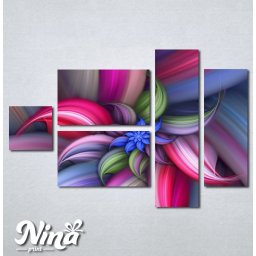 Slike na platnu Šarena apstrakcija Nina251_5