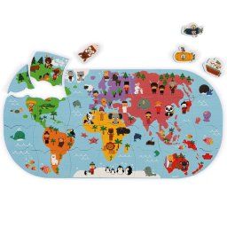Igračka za kupanje - Slagalica mapa sveta