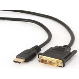 Kabl HDMI na DVI-D single link (18+1) Gembird CC-HDMI-DVI-6, muški na muški 1,8m