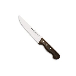 Mesarski nož ravno sečivo i drvena drška 19cm Pirge