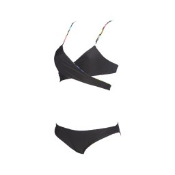 W TRIANGLE 2 PCS BLACK ŽENSKI KUPAĆI KOSTIM
