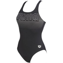 W LOGO STRIPES BLACK ŽENSKI KUPAĆI KOSTIM