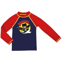BATMAN BOY L/S TEE NAVY MAJICA
