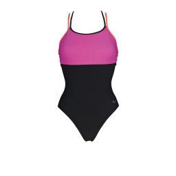 W MELISSA LIGHT PINK/BLACK ŽENSKI KUPAĆI KOSTIM