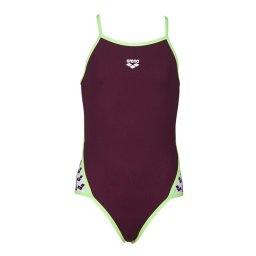 G TEAM STRIPE RED VINE KUPAĆI KOSTIM ZA DEVOJČICE