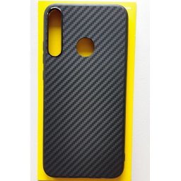 TPU maska CARBON 0.3mm ultra tanka za P40 lite E 2020 (6.39") crna