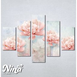 Slike na platnu Nežno roze cvet Nina259_5