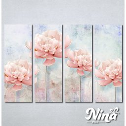 Slike na platnu Nežno roze cvet Nina259_4