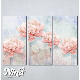 Slike na platnu Nežno roze cvet Nina259_3