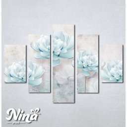 Slike na platnu Nežno plavi cvet Nina258_5