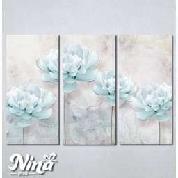Slike na platnu Nežno plavi cvet Nina258_3