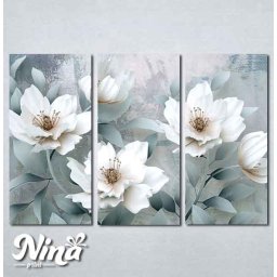 Slike na platnu Beli cvet Nina262_3