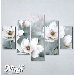 Slike na platnu Beli cvet Nina262_5