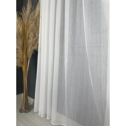 Zavesa bela klasična Bamby col.02