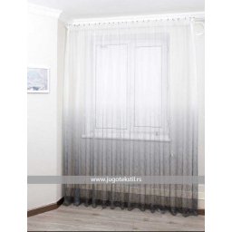 Zavesa Ombre Tamno braon