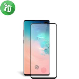 Zaštitno staklo 5D FULL GLUE s RUPOM za Samsung SM-G973F Galaxy S10 2019 (6.1") crni rub