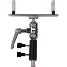 HD-T12-1-BHP (Pavotube Single Tube Holder with Swivel Ball Joint and 5/8in Baby Pin)