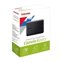 HDD External 2TB TOSHIBA CANVIO Basics, HDTB520EK3AA, USB 3.0, 2.5