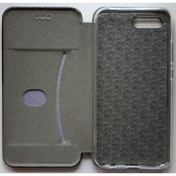 Preklopna futrola LEATHER za Huawei Honor 10 2018 (5.84") crna